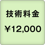 技術料金：10,000円（一般）
